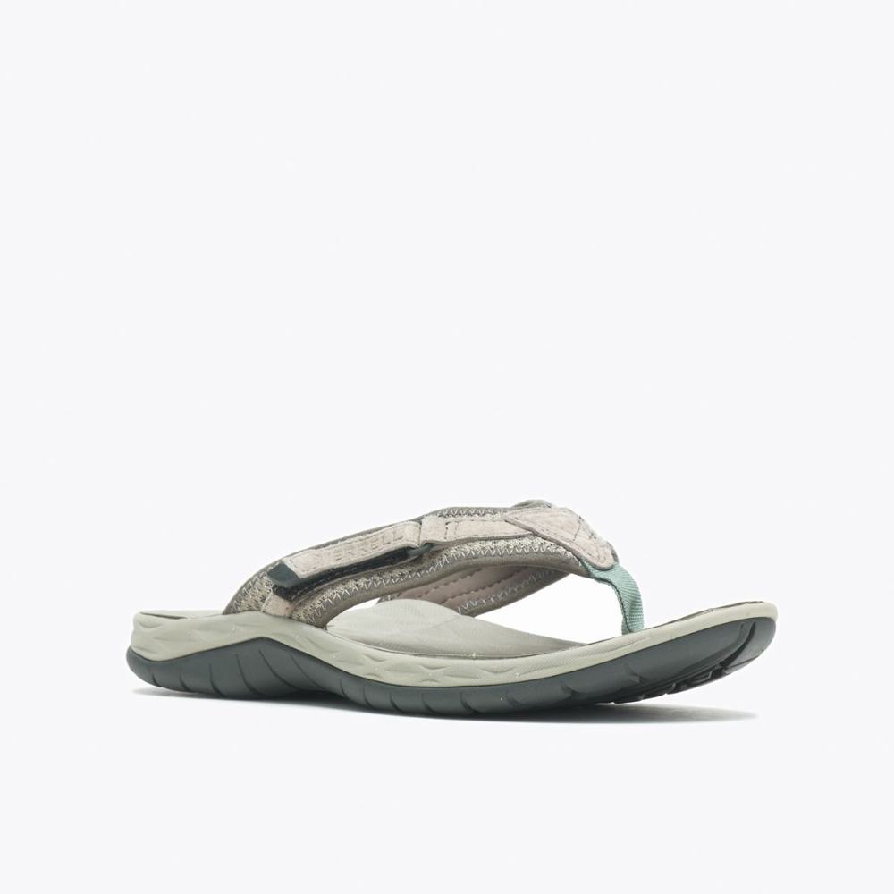 Merrell Mexico es Confiable Merrell Siren 2 Flip Chanclas Para Mujer Grises